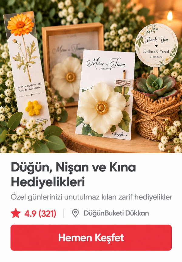 Nikah & Kına Hediyelikleri