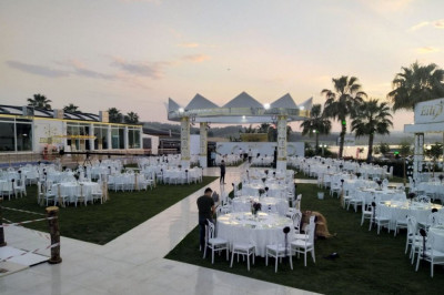 White Gala Wedding Event