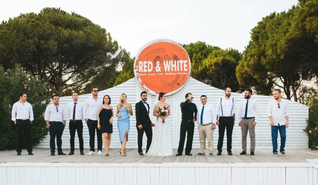 Red & White Wedding