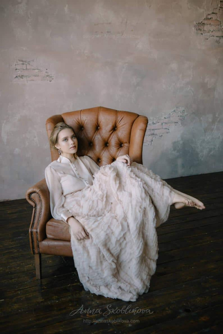 pembe-vintage-iki-parca-gelinlik-tul