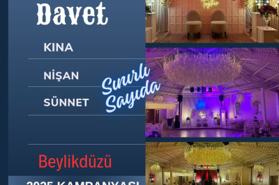 DüğünBuketi.com'a Özel Nişan, Kına ve Sünnet Davetleri Sadece 40.000 TL