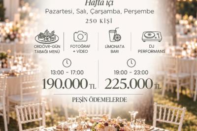 Ordövr Menülü 2027 Hafta İçi Davetleri 190.000 TL'den Başlayan Fiyatlarla