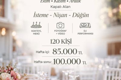 Sonbahar Aylarına Özel İsteme - Nişan - Düğün Davetleri 85.000 TL'den Başlayan Fiyatlarla