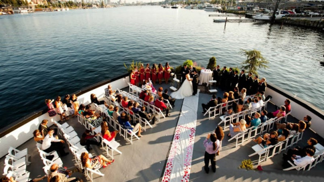 İzmir'de Teknede Düğün