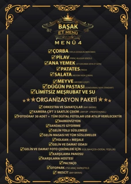 Başak Kır Bahçesi ve Kapalı Düğün Salonları