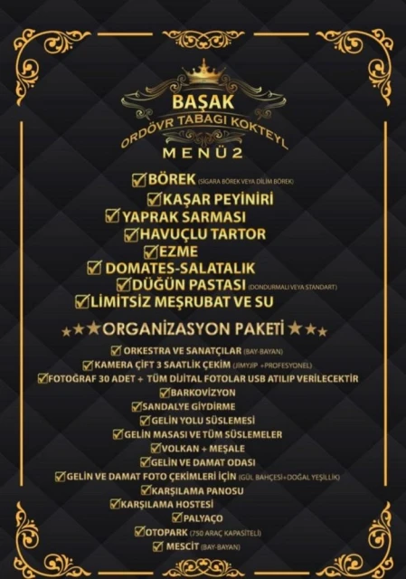Başak Kır Bahçesi ve Kapalı Düğün Salonları